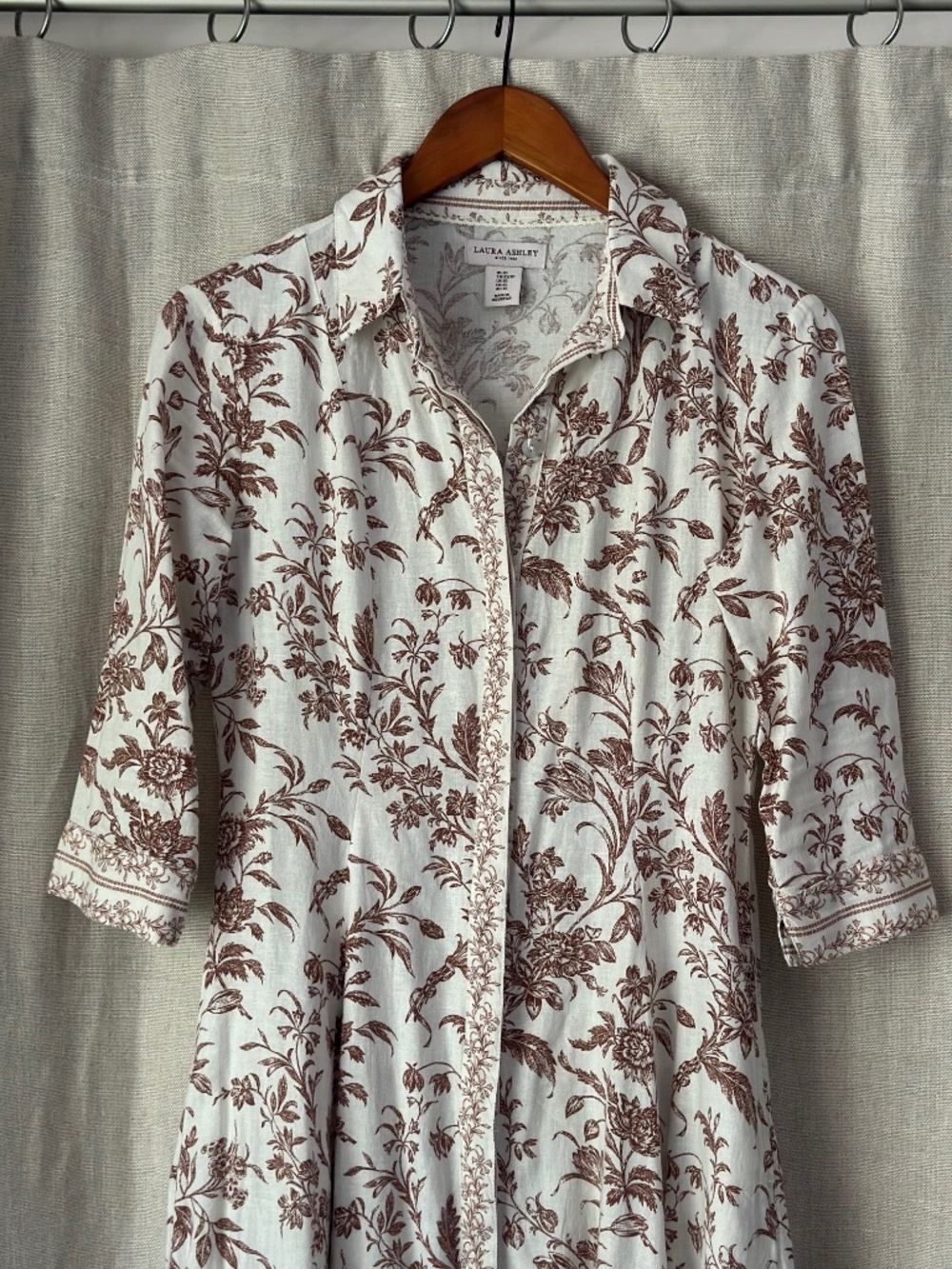 Precious Laura Ashley Linen Maxi Dress - Picture 4 of 7
